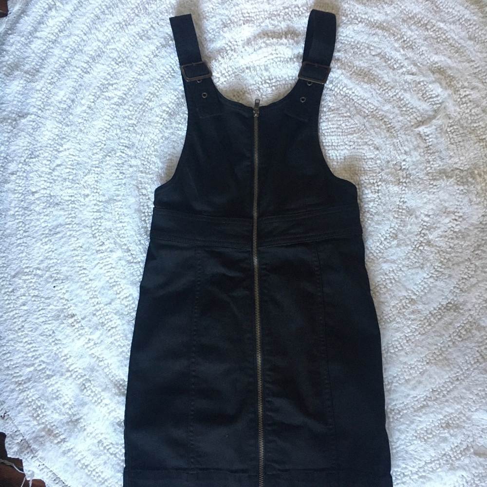 Free people black denim dress